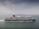 Queen Anne Arrival into Southampton UK