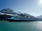 Queen Elizabeth in Glacier Bay